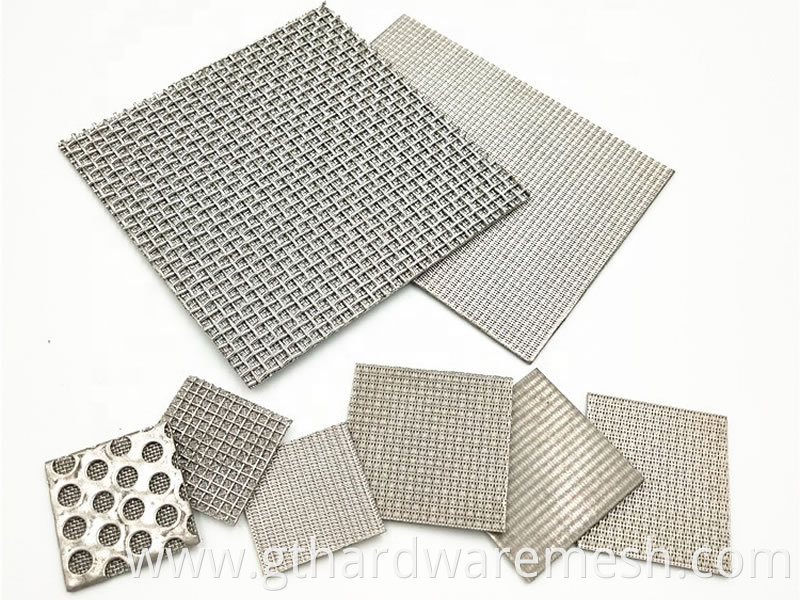 80 mesh 60 mesh SS 304 sandwich extruder screen filter disc